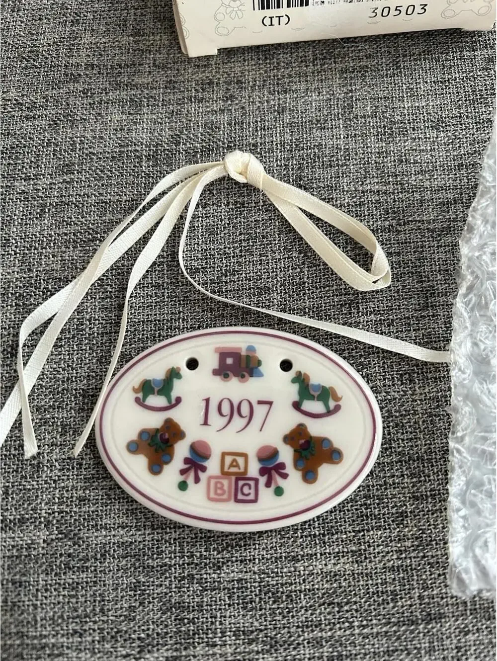 Longaberger Basket Tie On Baby 1997 New in Box